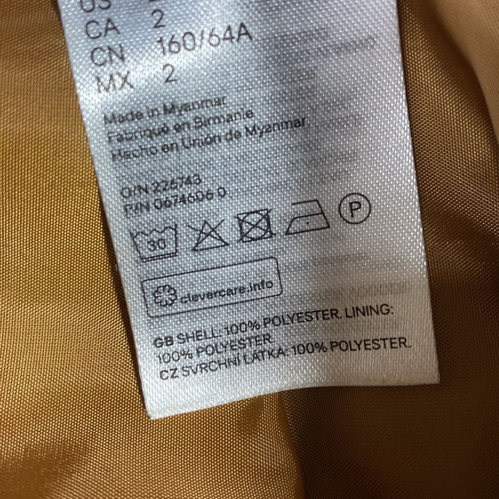 H&M Faux Suede Snap Front Skirt - Picture 6 of 10